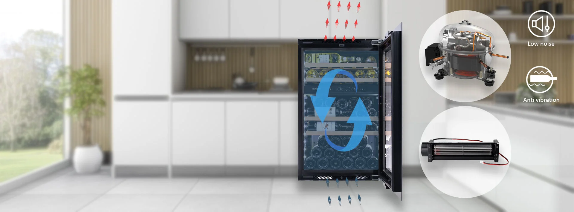 INVERTER-COMPRESSOR & CROSSFLOW-VENTILATOR